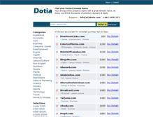 Tablet Screenshot of dotia.com